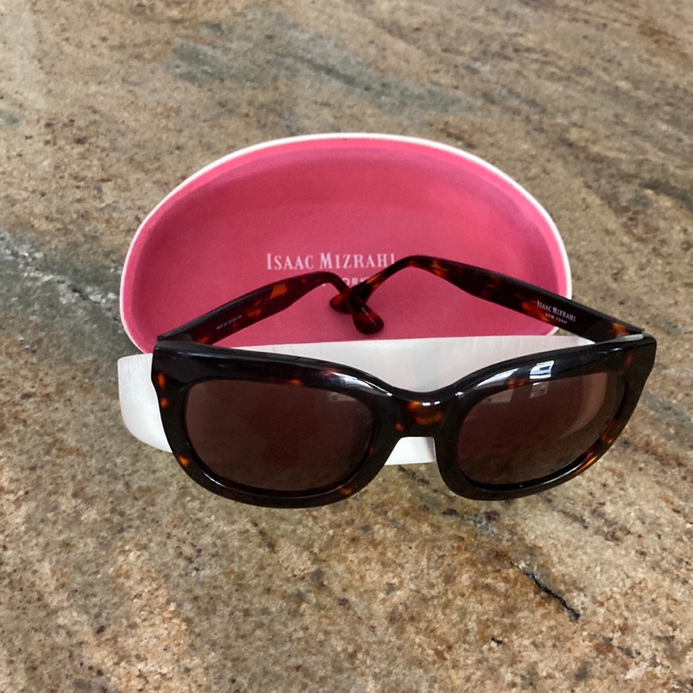 Designer sunglasses with case